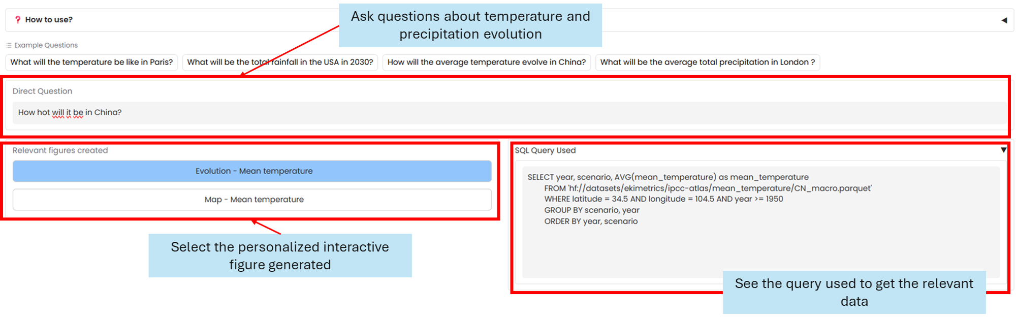 Image configuration pannel